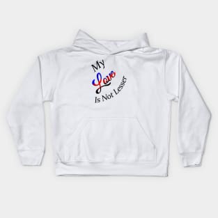 No Lesser Love Kids Hoodie